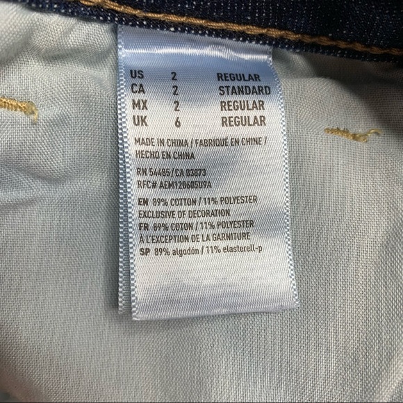 AMERICAN EAGLE Tomgirl Ripped Destroyed Jeans AEO - Picture 11 of 11